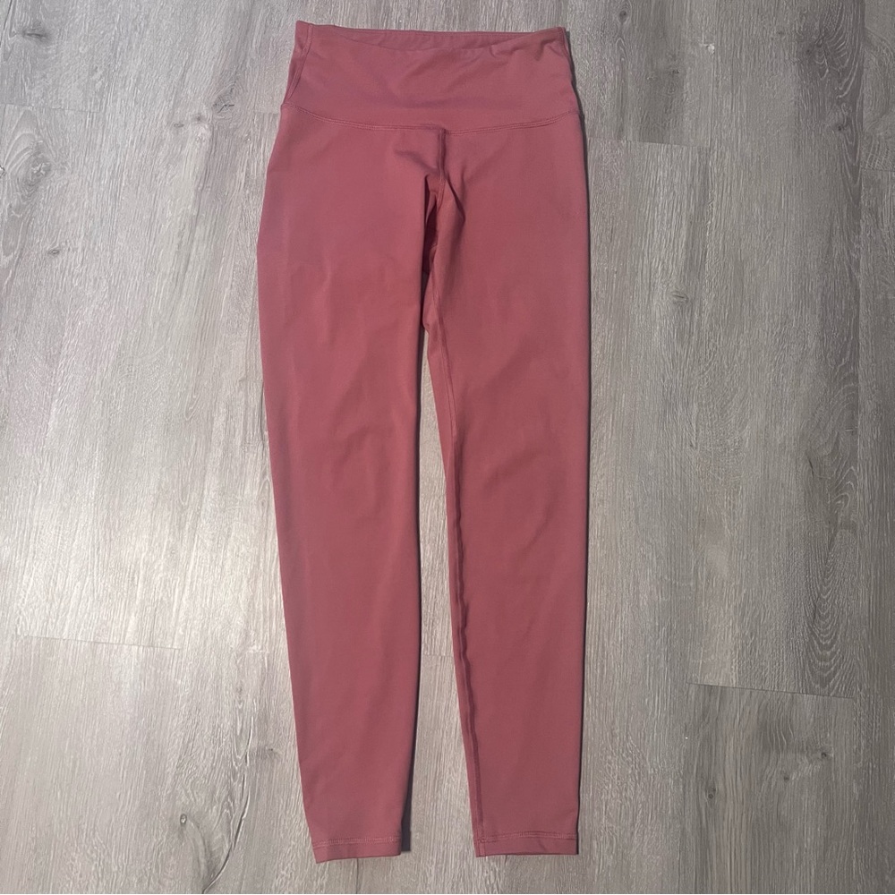Old Navy High-Waisted Leggings coral-pink- Size M - Picture 2 of 7